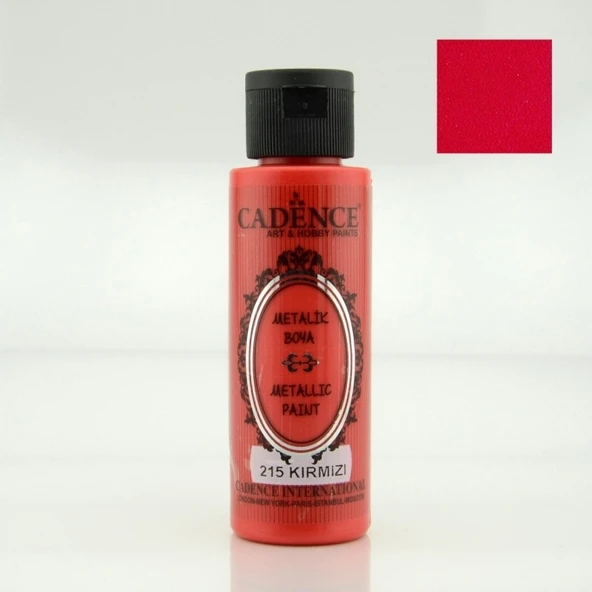 215 Kırmızı 70ML Metalik Boya ürün görseli 1
