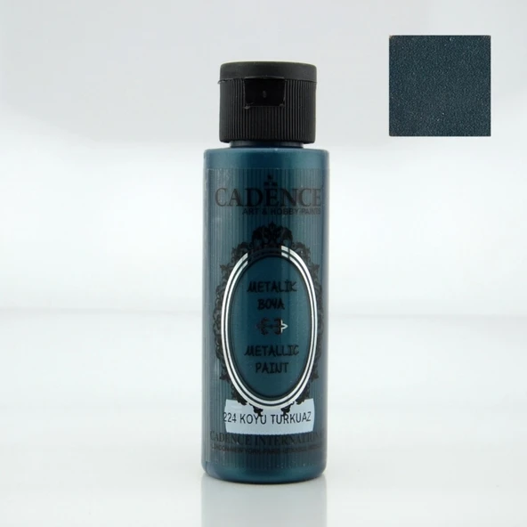 224 Koyu Turkuaz 70ML Metalik Boya ürün görseli 1
