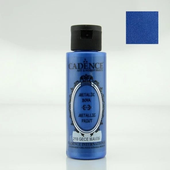 218 Gece Mavisi 70ML Metalik Boya ürün görseli 1
