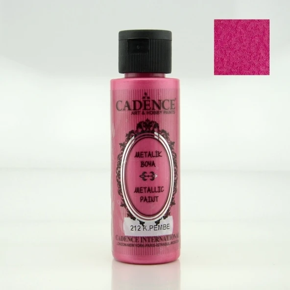212 Koyu Pembe 70ML Metalik Boya ürün görseli 1