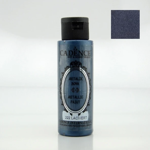 METALİK SEDEFLİ BOYA 222 LACİVERT 70ML ürün görseli 1