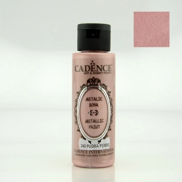 240 Pudra Pembe 70ML Metalik Boya ürün görseli 1