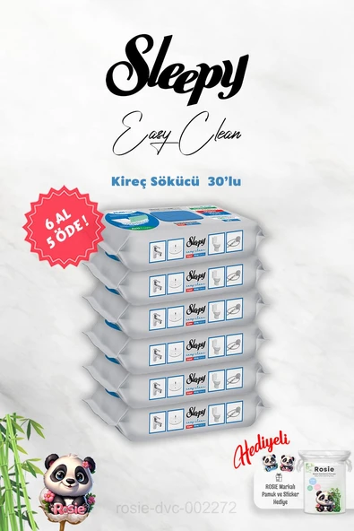 6 AL 5 ÖDE Kireç Sökücü Sleepy 30'lu ve Rosie Hediye ürün görseli 1