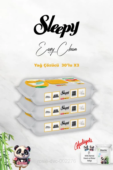 Yağ çözücü Sleepy 30'lu X 3 ve Rosie Hediye ürün görseli 1
