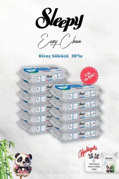 11 AL 10 ÖDE Sleepy Kireç Sökücü 30'lu ve Rosie Hediye ürün görseli 1