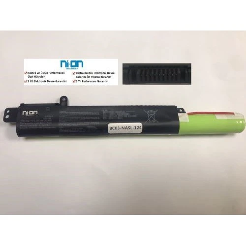 Nion Asus X407ub-bv234rh X407ub-bv234r Notebook Batarya - Pil ürün görseli 1