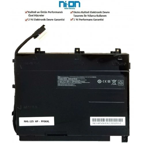 Nion Hp Omen 17-W205NT 3RN00EA Notebook Batarya - Pil ürün görseli 1