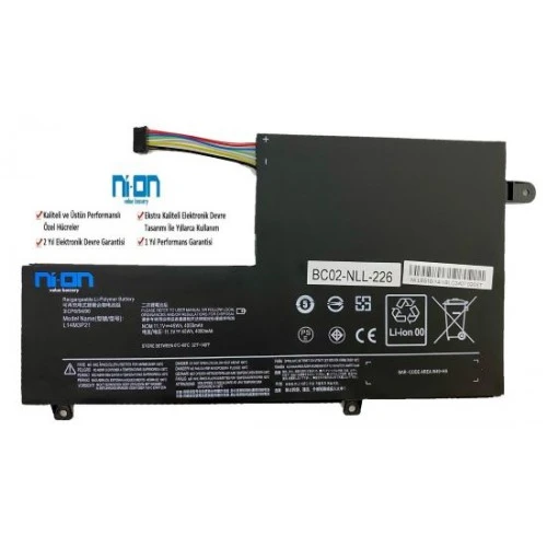 Nion Lenovo 81WB01EJTX 81WB01EHTX Notebook Batarya - Pil ürün görseli 1