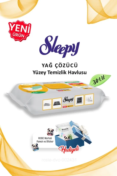Yağ Çözücü Sleepy Easy Clean 30'lu ve Rosie ürün görseli 1