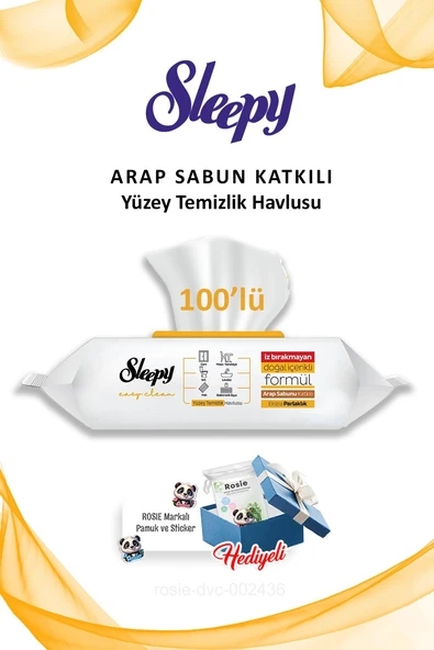 Arap Sabun Katkılı Sleepy Easy Clean 100'lü ve Rosie ürün görseli 1