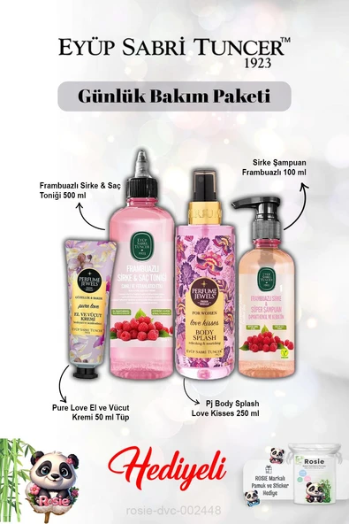 Tonik ve Şampuan Frambuazlı, Pure Love Krem ve Vücut Spreyi Love Kisses ve Rosie ürün görseli 1