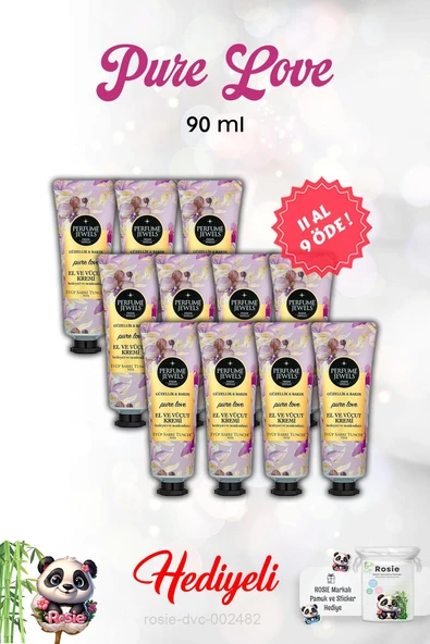 11 AL 9 ÖDE El Ve Vücut Kremi Pure Love  50 Ml ve Rosie ürün görseli 1