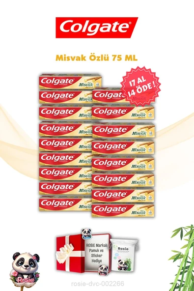 17 AL 14 ÖDE Misvak Özlü Diş Macunu Colgate ve Rosie ürün görseli 1
