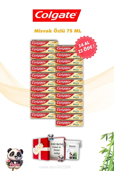 24 AL 22 ÖDE Misvak Özlü Diş Macunu Colgate ve Rosie ürün görseli 1