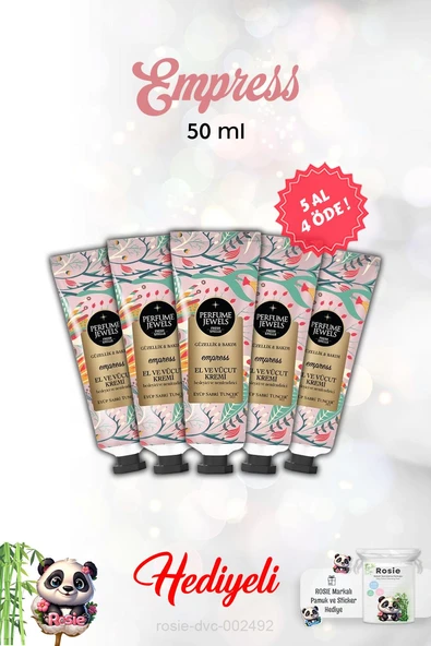 5 AL 4 ÖDE Empress El Ve Vücut Kremi 50 Ml ve Rosie ürün görseli 1