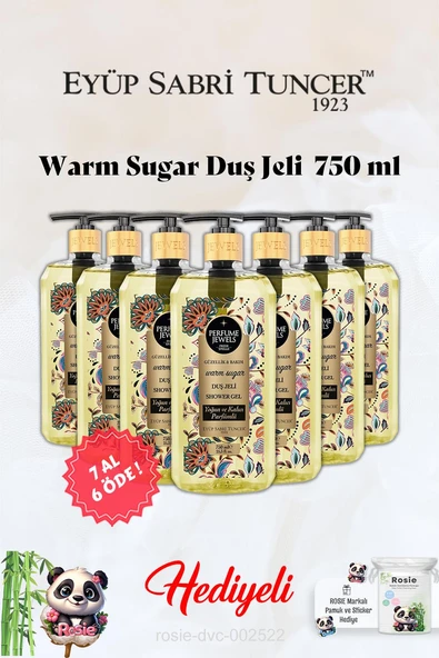 Duş Jeli Warm Sugar Eyüp Sabri Tuncer 7 AL 6 ÖDE ve Rosie Hediye ürün görseli 1