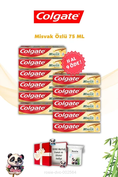 Misvak Özlü Diş Macunu 11 AL 9 ÖDE Colgate ve Rosie ürün görseli 1