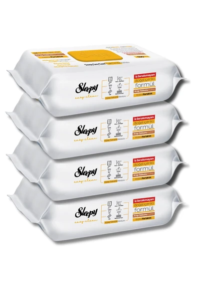 Sleepy Easy Clean Arap Sabunu Katkılı Yüzey Temizlik Havlusu 4x100 (400 YAPRAK) ürün görseli 1