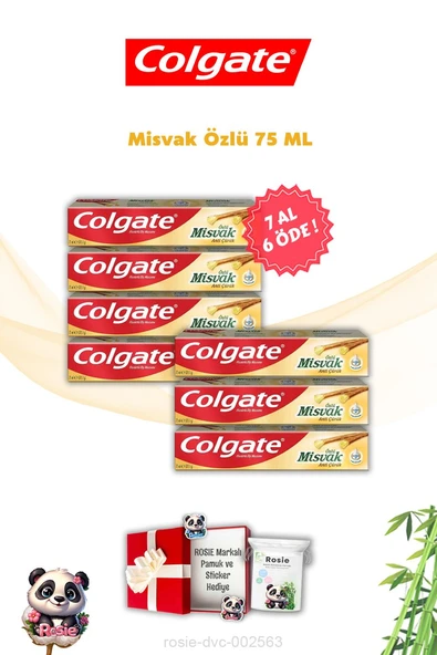 7 AL 6 ÖDE Colgate Misvak Özlü Diş Macunu ve Rosie ürün görseli 1