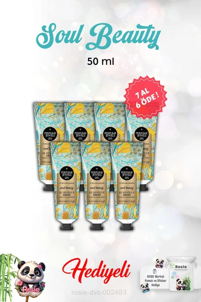 El Ve Vücut Kremi Soul Beauty 7 AL 6 ÖDE ve Rosie ürün görseli 1