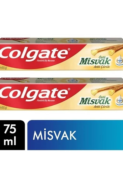 2 Adet Colgate Misvak Özlü Diş Macunu 75 ml ürün görseli 1
