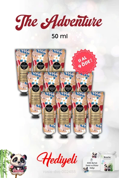 The Adventure 11 AL 9 ÖDE El Ve Vücut Kremi 50 Ml veRosie ürün görseli 1