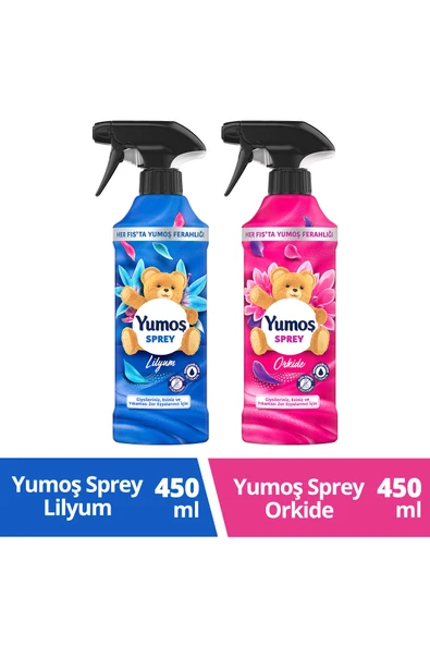 Yumoş Sprey Yıkaması Zor Eşyalar Için Orkide ve Lilyum 450 ml ürün görseli 1