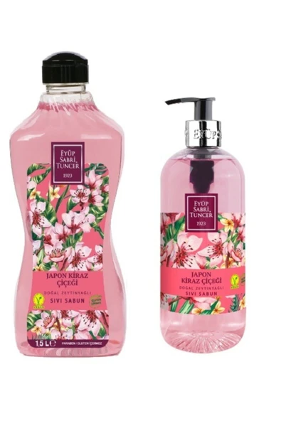 Eyüp Sabri Tuncer Sıvı Sabun Japon Kiraz Çiçeği Seti ürün görseli 1