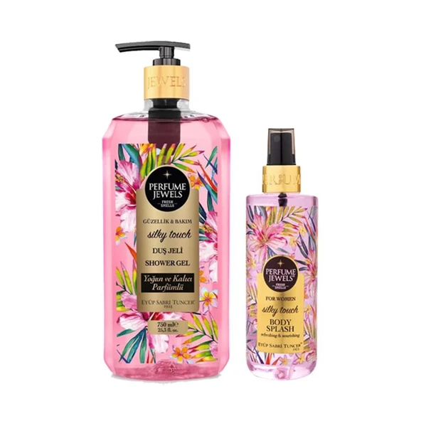 Eyüp Sabri Tuncer Silky Touch Duş Jeli 750 ml Ve Pj Body Splash Silky Touch 250 ml ürün görseli 1