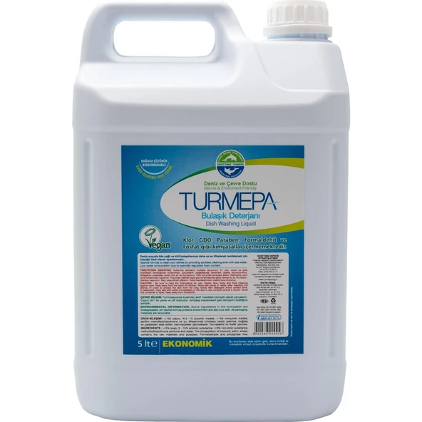 Turmepa Jel Bulaşık Makinesi Deterjanı 5 Litre ürün görseli 1