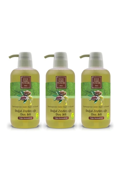 Eyüp Sabri Tuncer Doğal Zeytinyağlı Duş Jeli 600 ml X 3 Adet ürün görseli 1