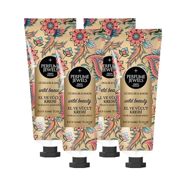 Eyüp Sabri Tuncer Perfume Jewels Wild Beauty El Kremi 50ML x 4 ürün görseli 1
