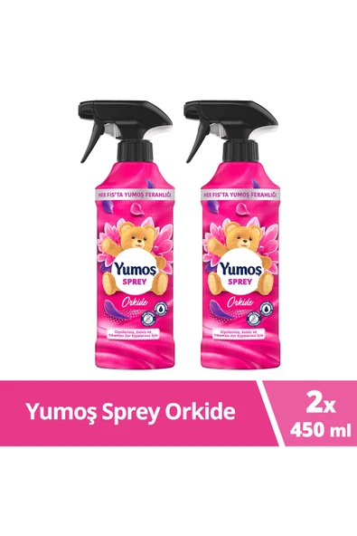 Yumoş Sprey Yıkaması Zor Eşyalar Için Orkide 450 ml x 2 ürün görseli 1