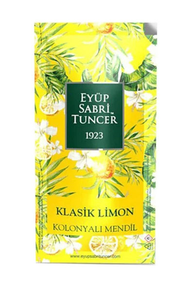 Eyüp Sabri Tuncer Kolonyalı Mendil Klasik Limon 150 Adet x 2 ürün görseli 1