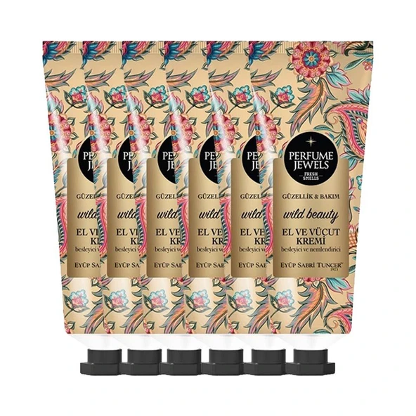 Eyüp Sabri Tuncer Perfume Jewels Wild Beauty El Kremi 50ML x 6 ürün görseli 1