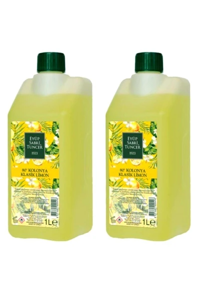 Eyüp Sabri Tuncer Klasik Limon Kolonyası Yedek Şişe 1 Litre x 2 ürün görseli 1