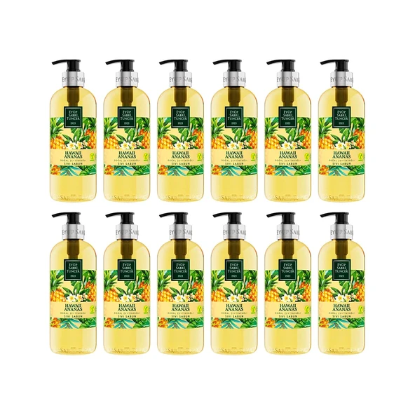Eyüp Sabri Tuncer Sıvı Sabun Hawaii Ananas 500 ML x 12 Adet ürün görseli 1