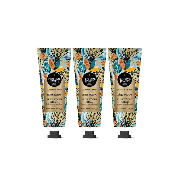 Eyüp Sabri Tuncer Perfume Jewels Deep Charm El Kremi 50 ML x 3 Adet ürün görseli 1