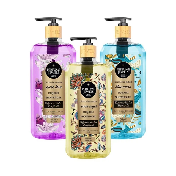 Eyüp Sabri Tuncer Pure Love, Blue Moon, Warm Sugar Duş Jeli 750 ml ürün görseli 1