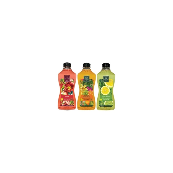 Eyüp Sabri Tuncer Doğal Zeytinyağlı Sıvı Sabun Amber, Çeşme Limonu, Bodrum Mandalinası 1500 ML ürün görseli 1