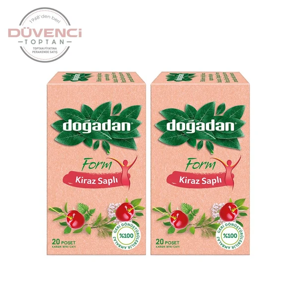 Doğadan Form Çay Kiraz Saplı 20'li x 2 Adet ürün görseli 1