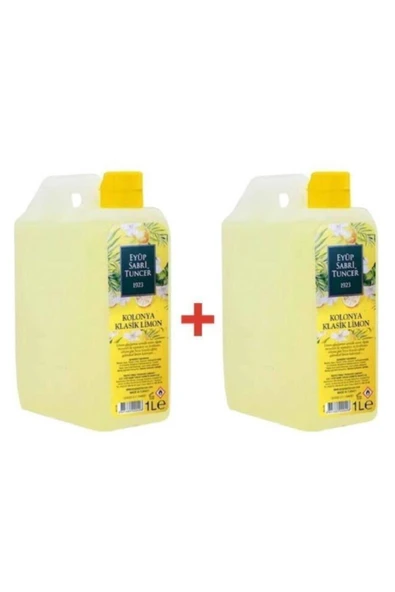 Eyüp Sabri Tuncer Klasik Limon Kolonyası Yedek Şişe 1 Litre x 2 ürün görseli 1