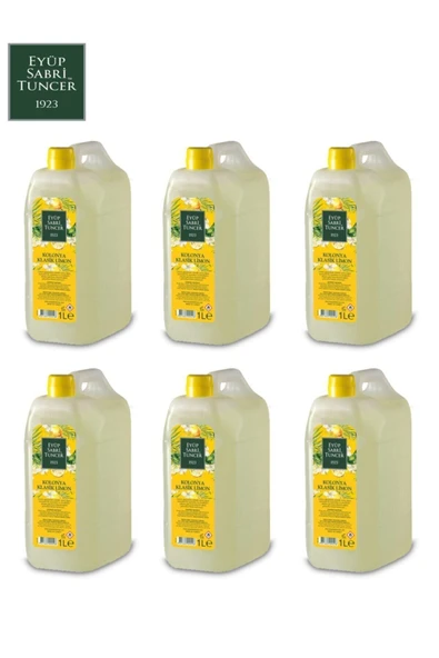 Eyüp Sabri Tuncer 1 Litre Limon Kolonya x 6 Adet ürün görseli 1