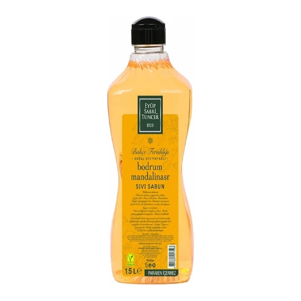 EST Bodrum Mandalinası Doğal Zeytinyağlı Sıvı Sabun 1500 ML ürün görseli 1