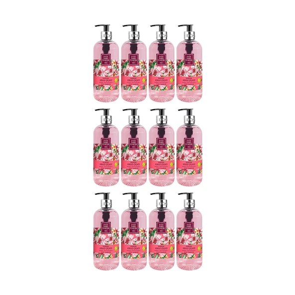 Eyüp Sabri Tuncer Doğal Zeytinyağlı Sıvı Sabun Japon Kiraz Çiçeği 500 ml x 12 Adet ürün görseli 1