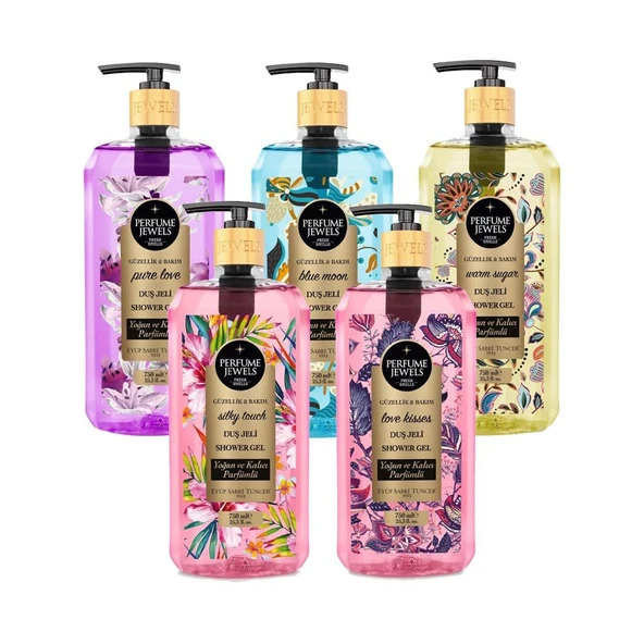 Eyüp Sabri Tuncer Pure Love, Blue Moon, Warm Sugar, Silky Touch, Love Kisses Duş Jeli 750 ml ürün görseli 1