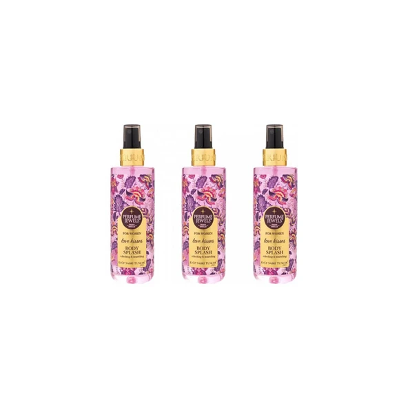 Eyüp Sabri Tuncer Pj Body Splash Love Kisses 250 ml x 3 ürün görseli 1