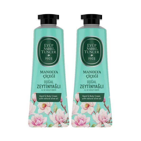 Eyüp Sabri Tuncer El ve Vücut Kremi Manolya Çiçeği 50 ml X 2 ürün görseli 1