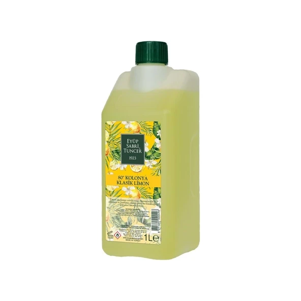 Eyüp Sabri Tuncer Klasik Limon Kolonyası Yedek Şişe 1 Litre ürün görseli 1