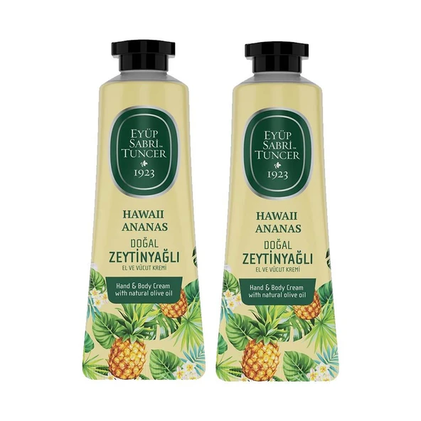 Eyüp Sabri Tuncer El ve Vücut Kremi Havaii Ananas 50 ml x 2 ürün görseli 1